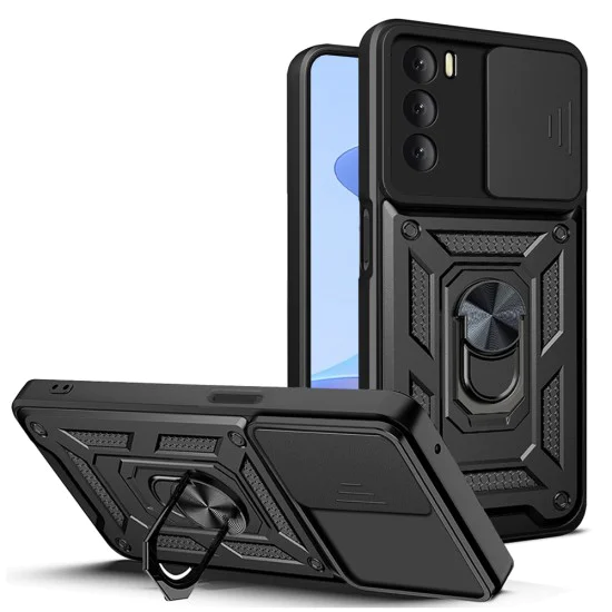 Калъф за Oppo A16 / A16s / A54s - CamShield Series - черен