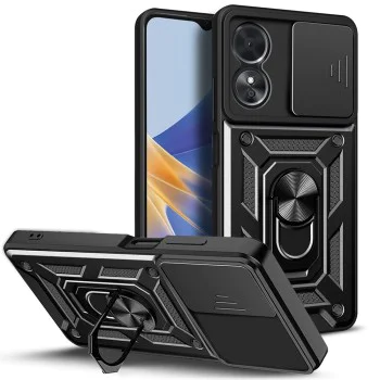 Калъф за Oppo A17 - CamShield Series - черен