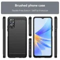Калъф за Oppo A17 - Carbon Silicone - Черен