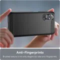 Калъф за Oppo A17 - Carbon Silicone - Черен