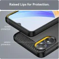 Калъф за Oppo A17 - Carbon Silicone - Черен