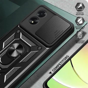 Калъф за Oppo A38 / A18 - CamShield Series - черен