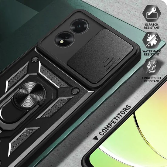 Калъф за Oppo A38 / A18 - CamShield Series - черен