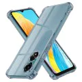 Калъф за Oppo A38 / A18 - Techsuit - Удароустойчив Clear Silicone - Опушено Черен