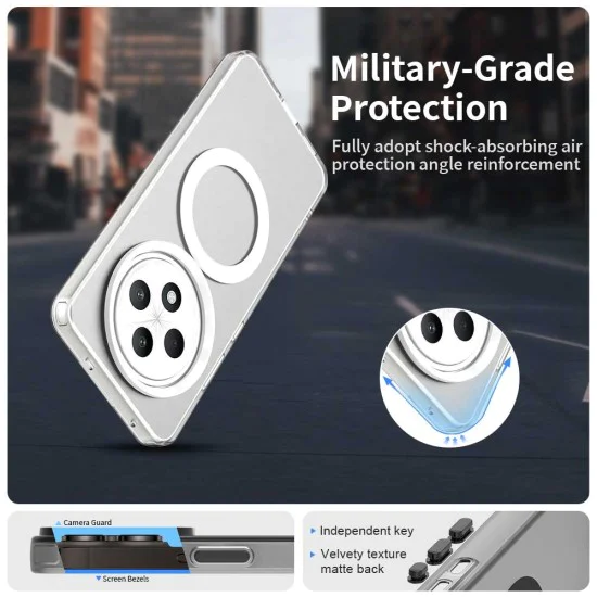 Калъф за Oppo A40 4G / A60 5G - CandyCase MagSafe - Бял