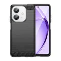 Калъф за Oppo A40 4G / A60 5G - Carbon Silicone - Черен