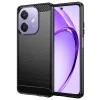 Калъф за Oppo A40 4G / A60 5G - Carbon Silicone - Черен