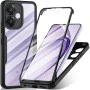 Калъф за Oppo A40 4G / A60 5G + Протектор - ColorVerse 360 ​​Series - черен