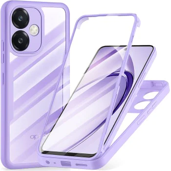 Калъф за Oppo A40 4G / A60 5G - Techsuit - ColorVerse 360 ​​Series + Screen Protector - Лилав