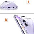 Калъф за Oppo A40 4G - Удароустойчив Clear Clear Silicone - Clear