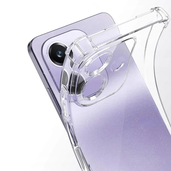 Калъф за Oppo A40 4G - Удароустойчив Clear Clear Silicone - Clear