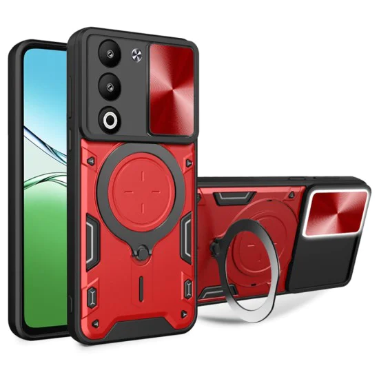 Калъф за Oppo A5 4G / A5 5G - Techsuit - CamGuard Pro - Червен
