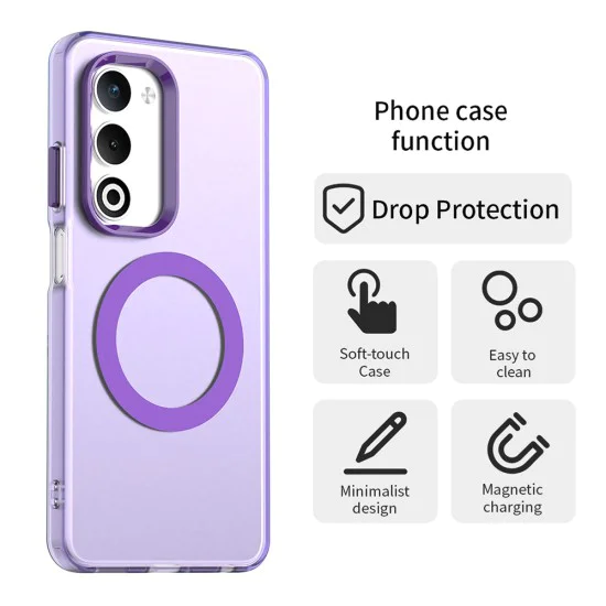 Калъф за Oppo A5 4G / A5 5G - Techsuit - CandyCase MagSafe - Лилав