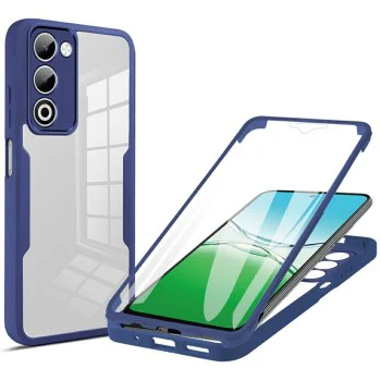 Калъф за Oppo A5 4G / A5 5G - Techsuit - ColorVerse 360 ​​Series + Протектор за екран - Син