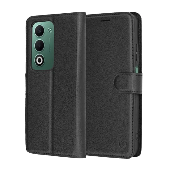 Калъф за Oppo A5 4G / A5 5G - Techsuit - Leather Folio - Черен