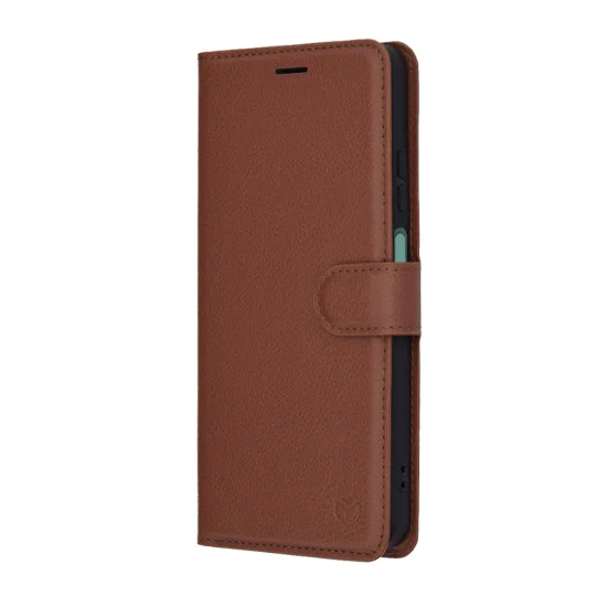Калъф за Oppo A5 4G / A5 5G - Techsuit - Leather Folio - Кафяв