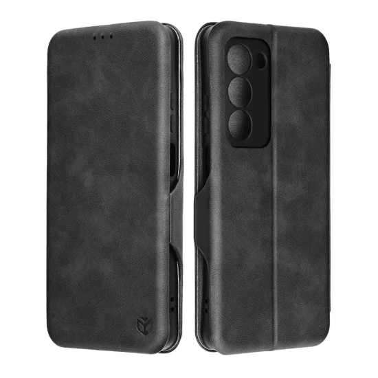 Калъф за Oppo A5 4G / A5 5G - Techsuit - Safe Wallet Plus - Черен