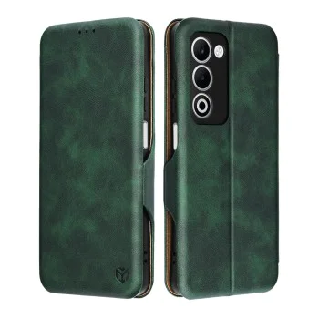 Калъф за Oppo A5 4G / A5 5G - Techsuit - Safe Wallet Plus - Зелен