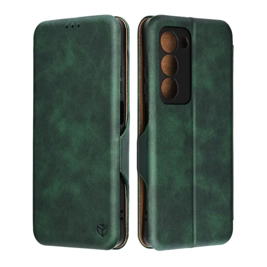 Калъф за Oppo A5 4G / A5 5G - Techsuit - Safe Wallet Plus - Зелен