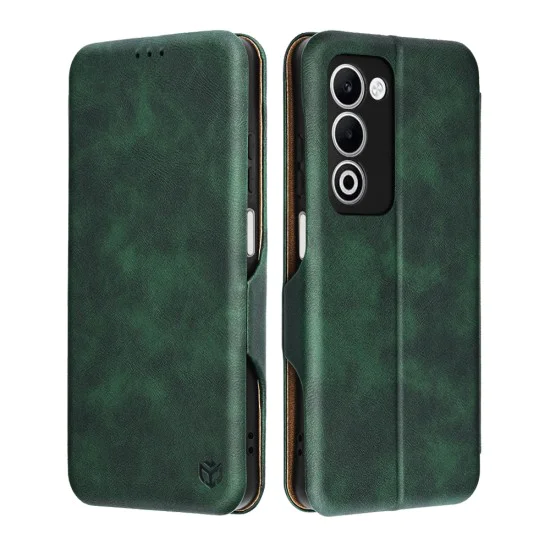 Калъф за Oppo A5 4G / A5 5G - Techsuit - Safe Wallet Plus - Зелен