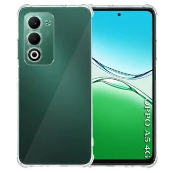 Калъф за Oppo A5 4G / A5 5G - Techsuit - Shockproof Clear Silicone - Прозрачен
