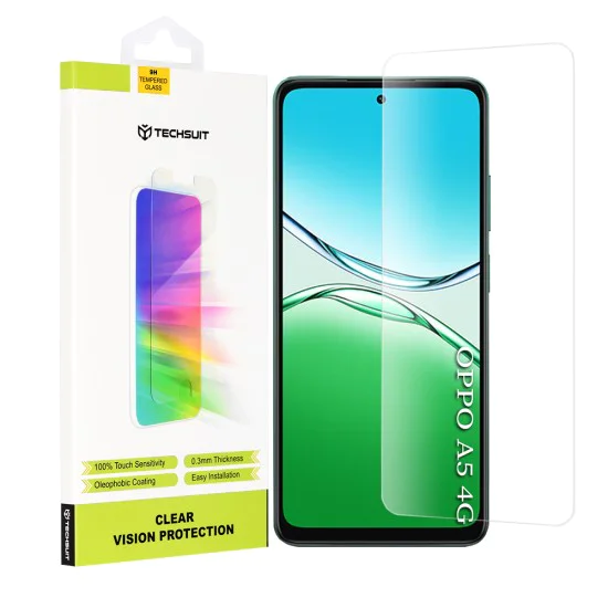 Калъф за Oppo A5 4G - Прозрачен Vision Glass - Прозрачен
