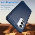 Калъф за Oppo A5 4G - Techsuit - Carbon Silicone - Син