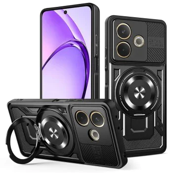 Калъф за Oppo A5 Pro 4G / A5 Pro 5G - RuggedCam - Черен