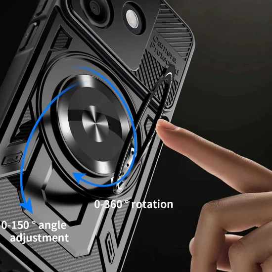 Калъф за Oppo A5 Pro 4G / A5 Pro 5G - RuggedCam - Черен