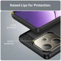 Калъф за Oppo A5 Pro 4G / A5 Pro 5G - Techsuit - Carbon Silicone - Черен