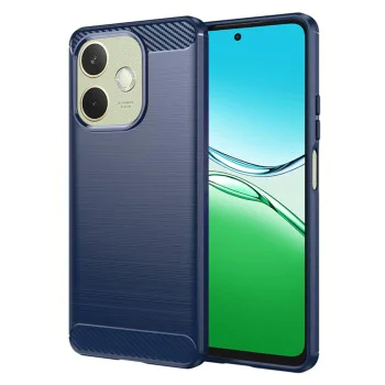 Калъф за Oppo A5 Pro 4G / A5 Pro 5G - Techsuit - Carbon Silicone - Син