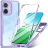 Калъф за Oppo A5 Pro 4G / A5 Pro 5G - Techsuit - ColorVerse 360 ​​Series + Протектор за екран - Лилав