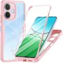 Калъф за Oppo A5 Pro 4G / A5 Pro 5G - Techsuit - ColorVerse 360 ​​Series + Протектор за екран - Розов