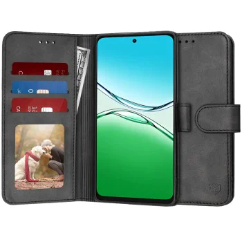 Калъф за Oppo A5 Pro 4G / A5 Pro 5G - Techsuit - Diary Book - Черен