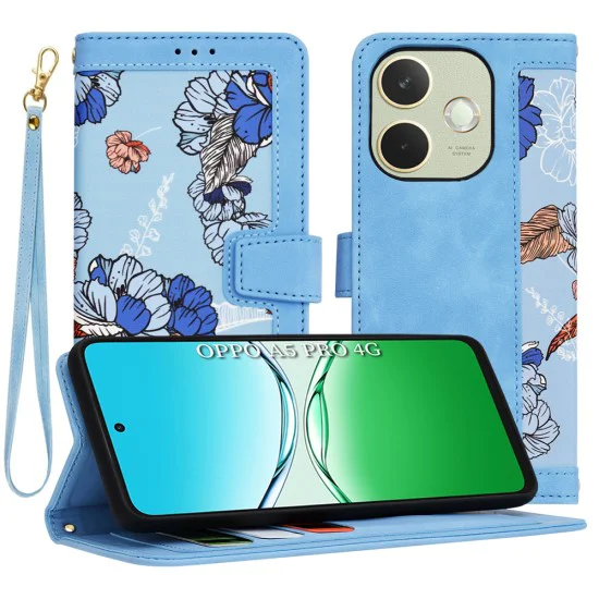 Калъф за Oppo A5 Pro 4G / A5 Pro 5G - Techsuit - FlipCraft - Ярко Син