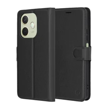 Калъф за Oppo A5 Pro 4G / A5 Pro 5G - Techsuit - Leather Folio - Черен