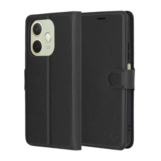 Калъф за Oppo A5 Pro 4G / A5 Pro 5G - Techsuit - Leather Folio - Черен