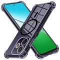 Калъф за Oppo A5 Pro 4G / A5 Pro 5G - Techsuit - Shockproof Clear Silicone MagSafe - Опушено Черен