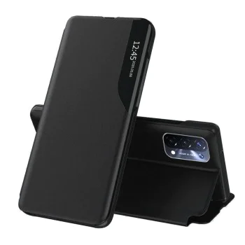 Калъф за Oppo A54 5G / A74 5G / OnePlus Nord N200 5G - eFold Series - Черен