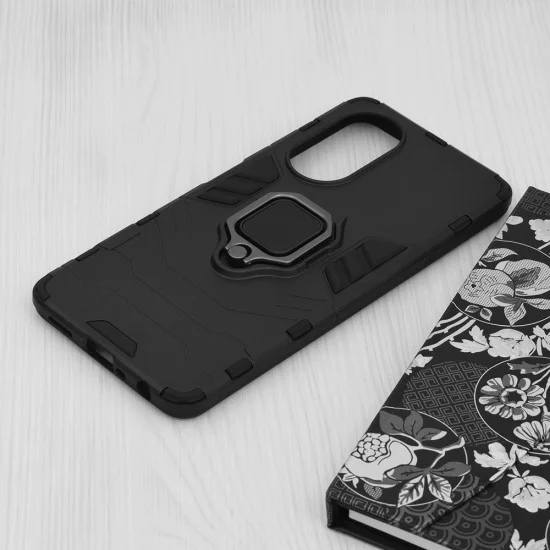 Калъф за Oppo A58 4G - Силиконов щит - Черен