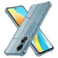 Калъф за Oppo A58 4G - Techsuit - Удароустойчив Clear Silicone - Опушено Черен