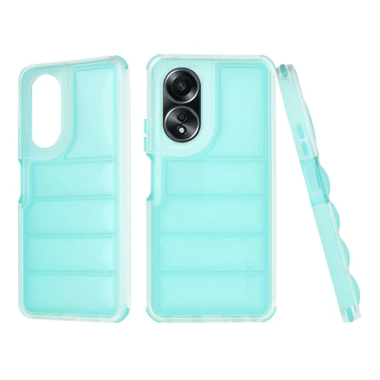 Калъф за Oppo A58 4G - Wave Shield - Turquoise
