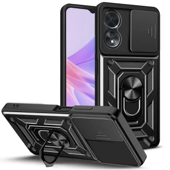 Калъф за Oppo A58 5G / A78 5G - CamShield Series - черен
