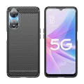 Калъф за Oppo A58 5G / A78 5G - Carbon Silicone - Черен