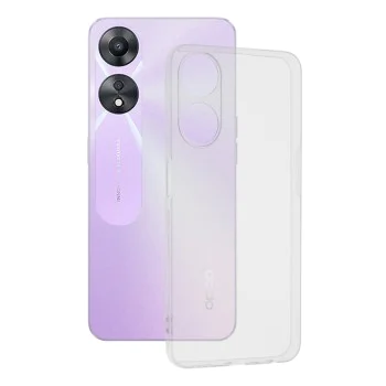 Калъф за Oppo A58 5G / A78 5G - Прозрачен силикон - Прозрачен