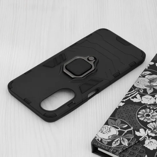 Калъф за Oppo A58 5G / A78 5G - Силиконов щит - Черен