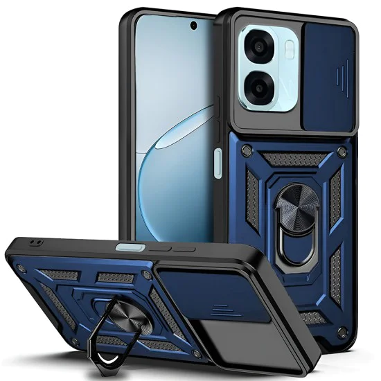 Калъф за Oppo A6 4G / A6x 4G / 5G / A6k 4G - CamShield Series - Techsuit - Син