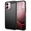 Калъф за Oppo A6 4G / A6x 4G / 5G / A6k 4G - Carbon Silicone - Techsuit - Черен
