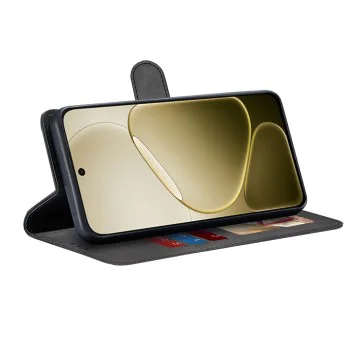 Калъф за Oppo A6 4G / A6x 4G / 5G / A6k 4G - Diary Book - Techsuit - Черен