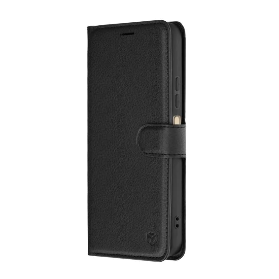 Калъф за Oppo A6 4G / A6x 4G / 5G / A6k 4G - Leather Folio - Techsuit - Черен